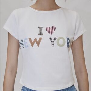 ISO ODDLI X URBAN RENEWAL I LOVE NEW YORK BABY TEE ***DO NOT BUY***